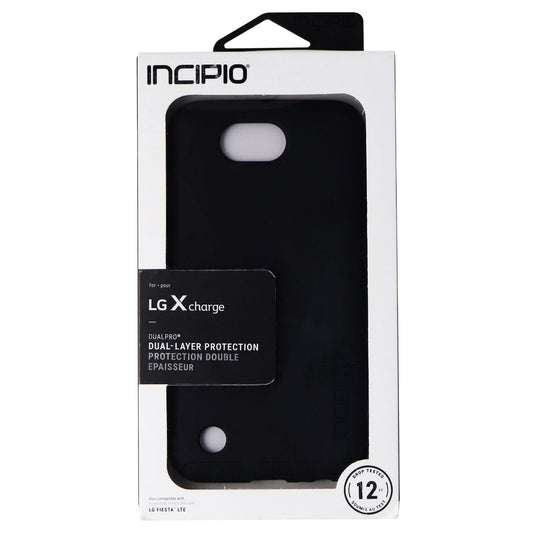 Incipio DualPro Series Case for LG X Charge Smartphone - Black/Black