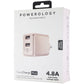 Powerology TravelCharge Plus Dual USB 4.8A Wall Charger - Rose Gold Cell Phone - Chargers & Cradles Powerology - Simple Cell Bulk Wholesale Pricing - USA Seller