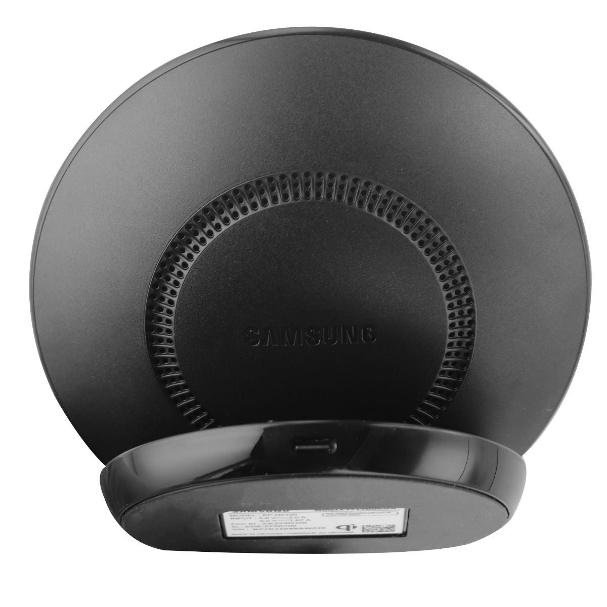 Samsung EP-N5100TBEGUS Qi Fast Charge Wireless Charger Stand 2018 - (Black) Cell Phone - Chargers & Cradles Samsung - Simple Cell Bulk Wholesale Pricing - USA Seller