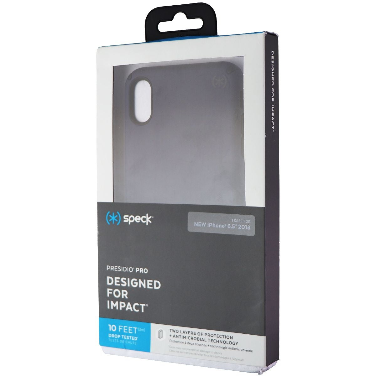 Speck Presidio Pro Case for iPhone XS Max - Eclipse Blue/Carbon Black Cell Phone - Cases, Covers & Skins Speck - Simple Cell Bulk Wholesale Pricing - USA Seller