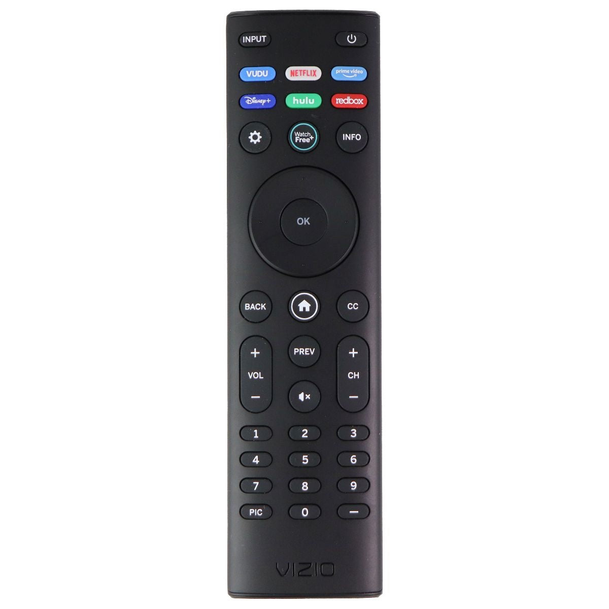 Vizio Remote (XRT140) with Vudu/Netflix/Prime/Disney/Hulu/Redbox Keys - Black TV, Video & Audio Accessories - Remote Controls Vizio    - Simple Cell Bulk Wholesale Pricing - USA Seller