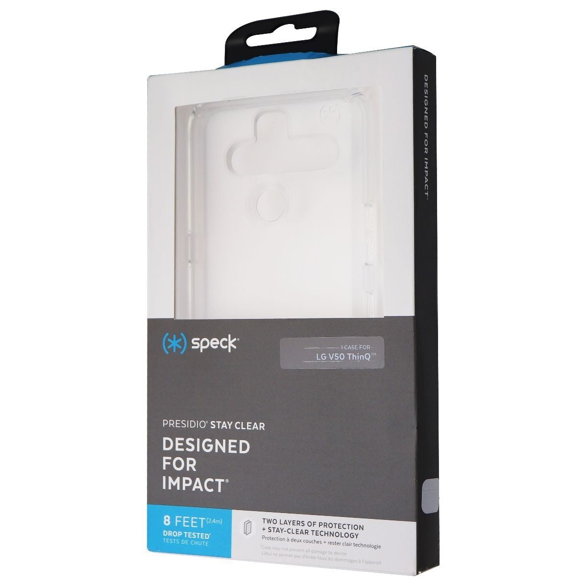 Speck Presidio Stay Clear Series Hardshell Case for LG V50 ThinQ - Clear Cell Phone - Cases, Covers & Skins Speck - Simple Cell Bulk Wholesale Pricing - USA Seller