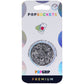 PopSockets PopGrip Swappable Grip & Stand - Foil Confetti Silver Cell Phone - Mounts & Holders PopSockets - Simple Cell Bulk Wholesale Pricing - USA Seller