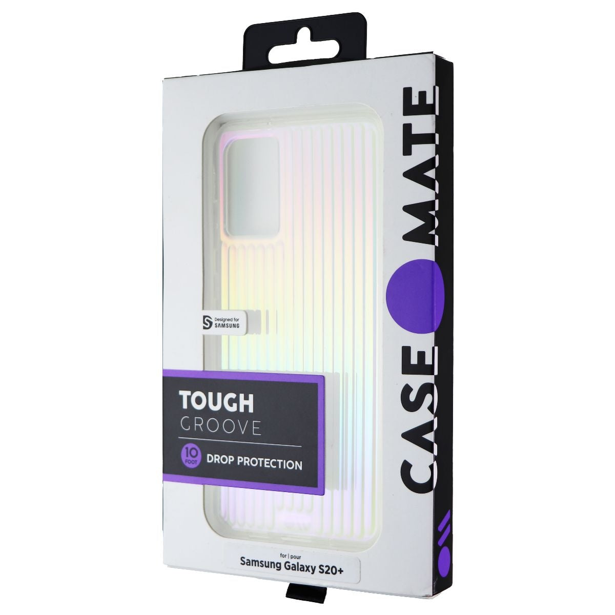 Case-Mate Tough Groove Hybrid Case for Samsung Galaxy (S20+) - Iridescent Cell Phone - Cases, Covers & Skins Case-Mate - Simple Cell Bulk Wholesale Pricing - USA Seller
