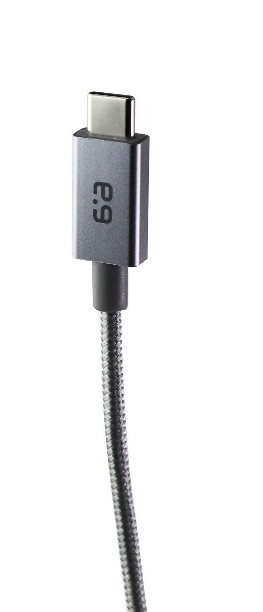 PureGear 4-Foot Braided (USB-C) to (USB-C) Charging Cable - Gray Cell Phone - Cables & Adapters PureGear - Simple Cell Bulk Wholesale Pricing - USA Seller
