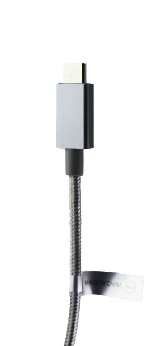 PureGear (4-Foot) Braided USB-C to USB-C Charging Cable - Space Gray Cell Phone - Cables & Adapters PureGear - Simple Cell Bulk Wholesale Pricing - USA Seller