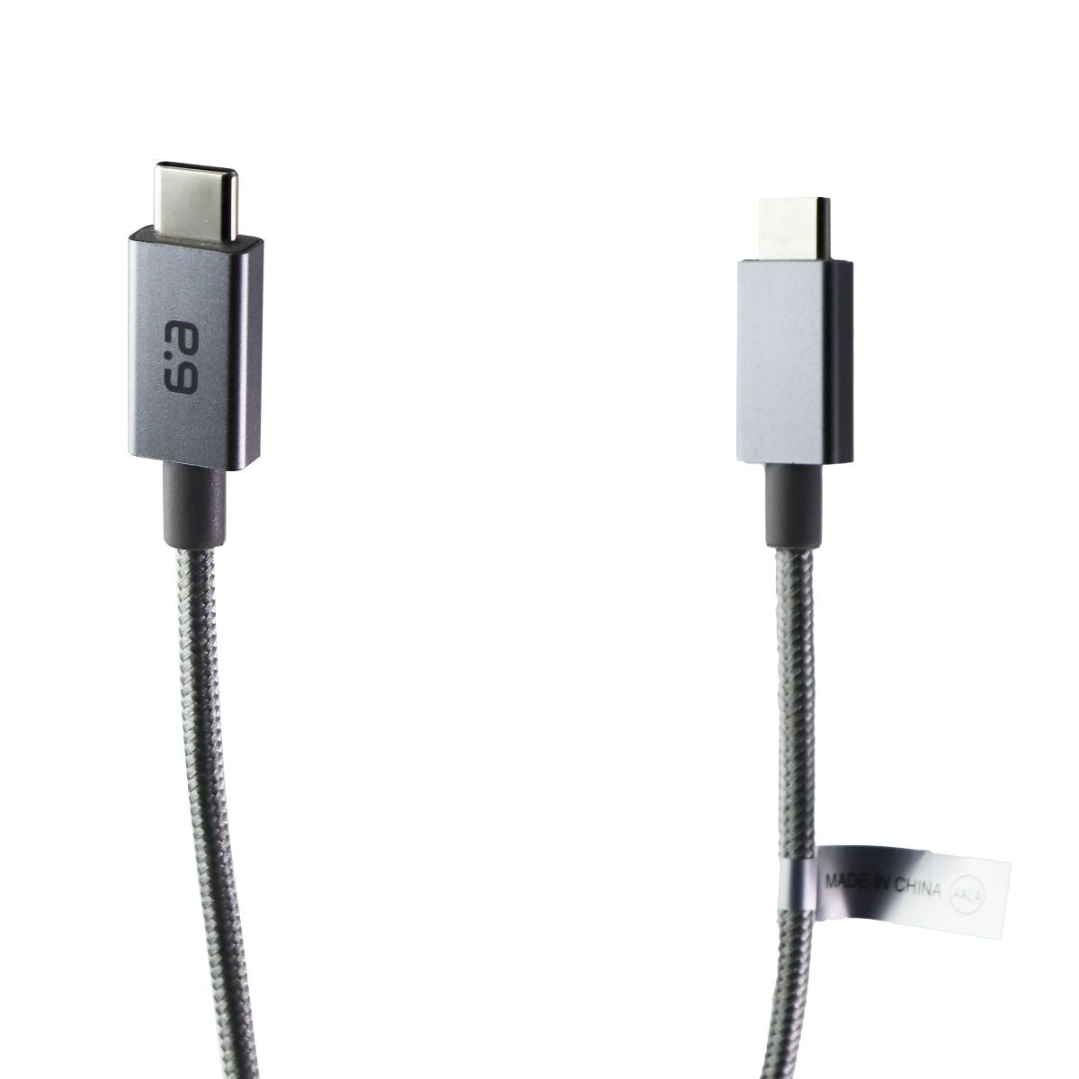 PureGear (4-Foot) Braided USB-C to USB-C Charging Cable - Space Gray Cell Phone - Cables & Adapters PureGear - Simple Cell Bulk Wholesale Pricing - USA Seller
