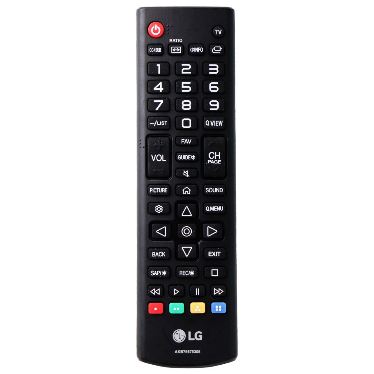 LG Remote Control (AKB75675305) for LG TVs - Black TV, Video & Audio Accessories - Remote Controls LG - Simple Cell Bulk Wholesale Pricing - USA Seller