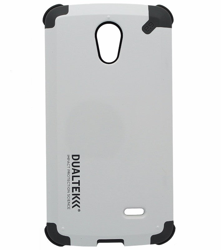 PureGear Dualtek Case for LG Lucid 3 White and Gray Cell Phone - Cases, Covers & Skins PureGear - Simple Cell Bulk Wholesale Pricing - USA Seller