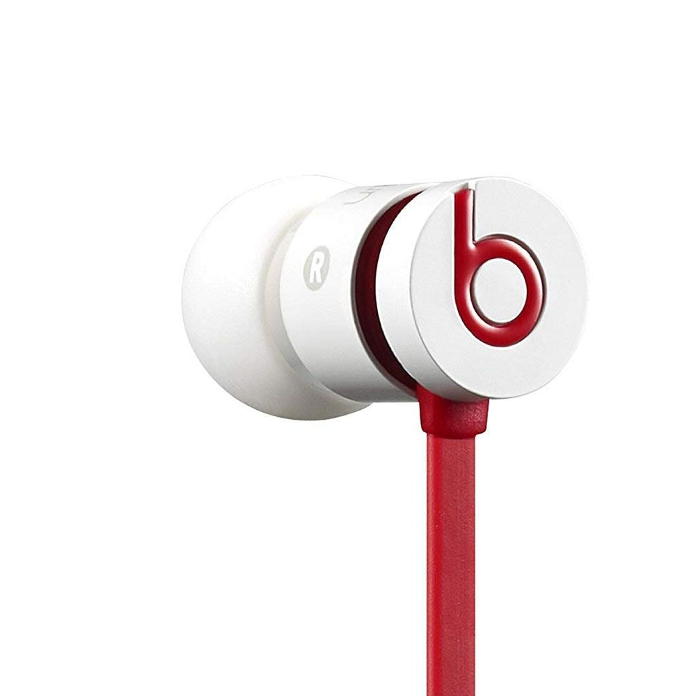 Beats by Dr. Dre urbeats In-Ear Headphones w/ Mic - White / Red Portable Audio - Headphones Beats by Dr. Dre    - Simple Cell Bulk Wholesale Pricing - USA Seller