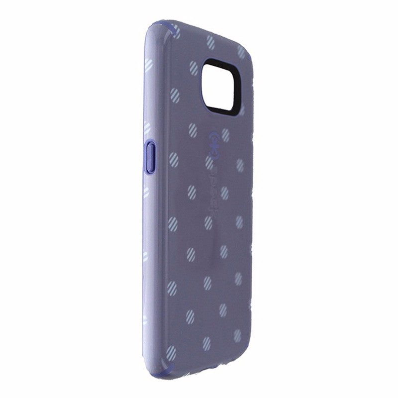 Speck CandyShell Inked Case for Samsung Galaxy S6 - Polka Purple Cell Phone - Cases, Covers & Skins Speck - Simple Cell Bulk Wholesale Pricing - USA Seller