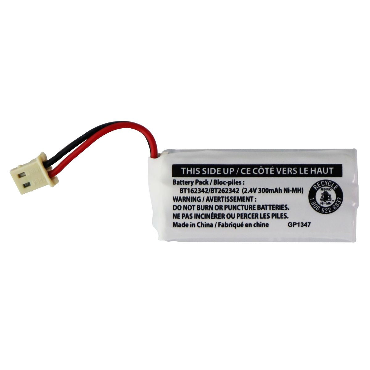Vtech OEM Battery (BT162342 / BT262342) for AT&T Cordless Telephones Cell Phone - Batteries Vtech - Simple Cell Bulk Wholesale Pricing - USA Seller