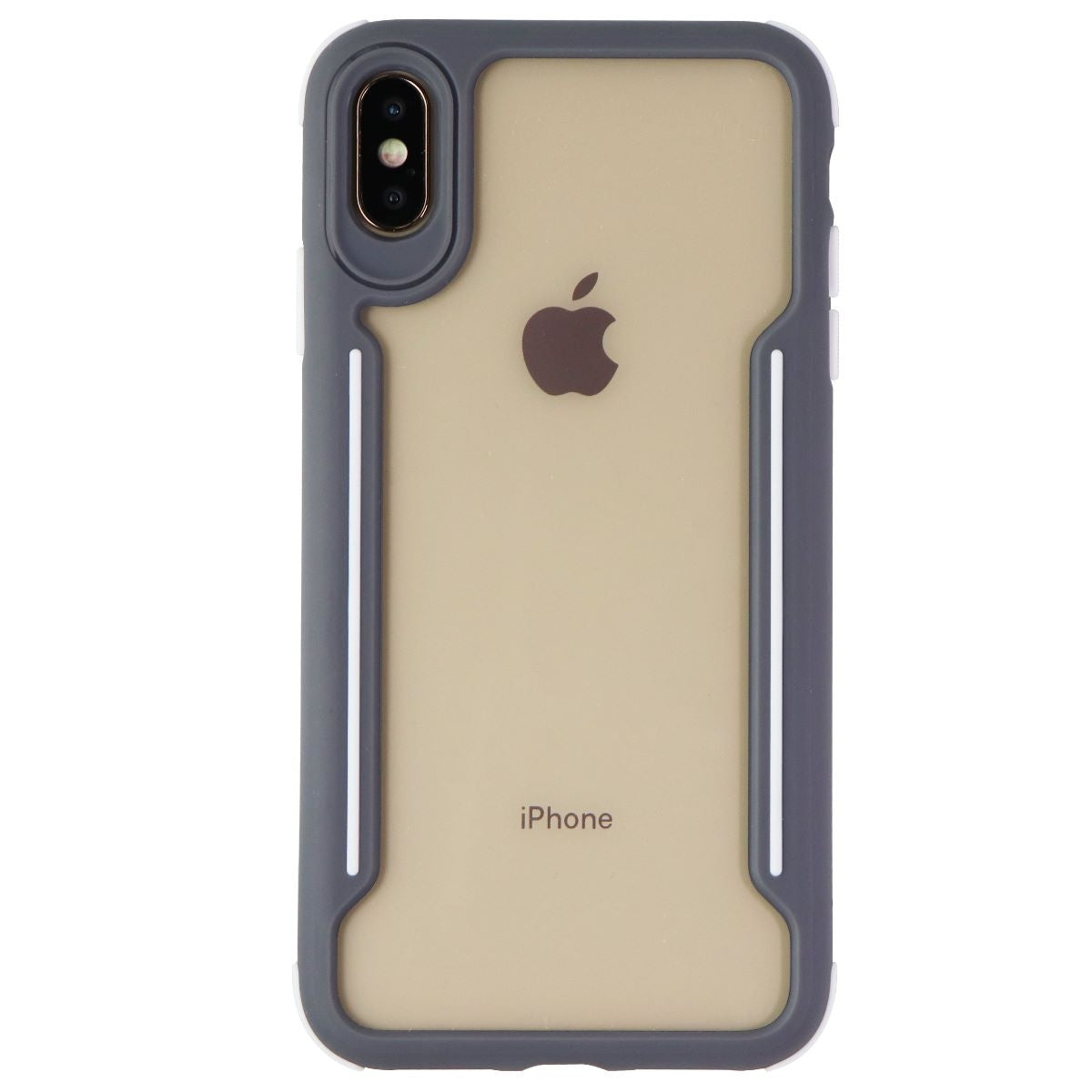 Verizon Slim Guard Clear Grip Case for iPhone XS Max - Clear / Gray Cell Phone - Cases, Covers & Skins Verizon - Simple Cell Bulk Wholesale Pricing - USA Seller