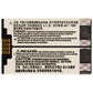 Motorola SNN5654A Lithium Ion 3.6V 1020 mAh Battery - White