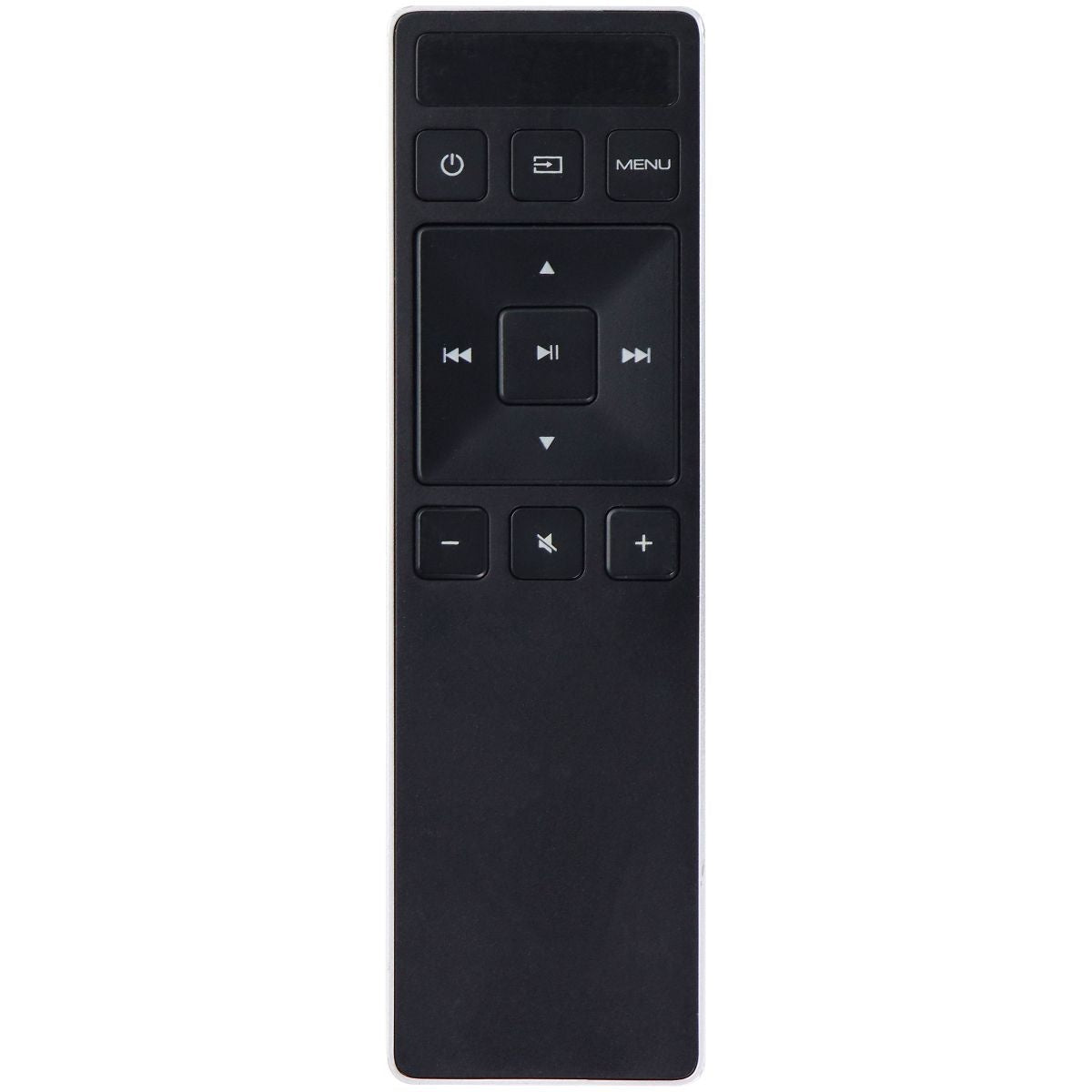 Vizio Remote (XRS551-E3) with Display for Select Vizio Sound Bars - Black/Silver TV, Video & Audio Accessories - Remote Controls Vizio - Simple Cell Bulk Wholesale Pricing - USA Seller
