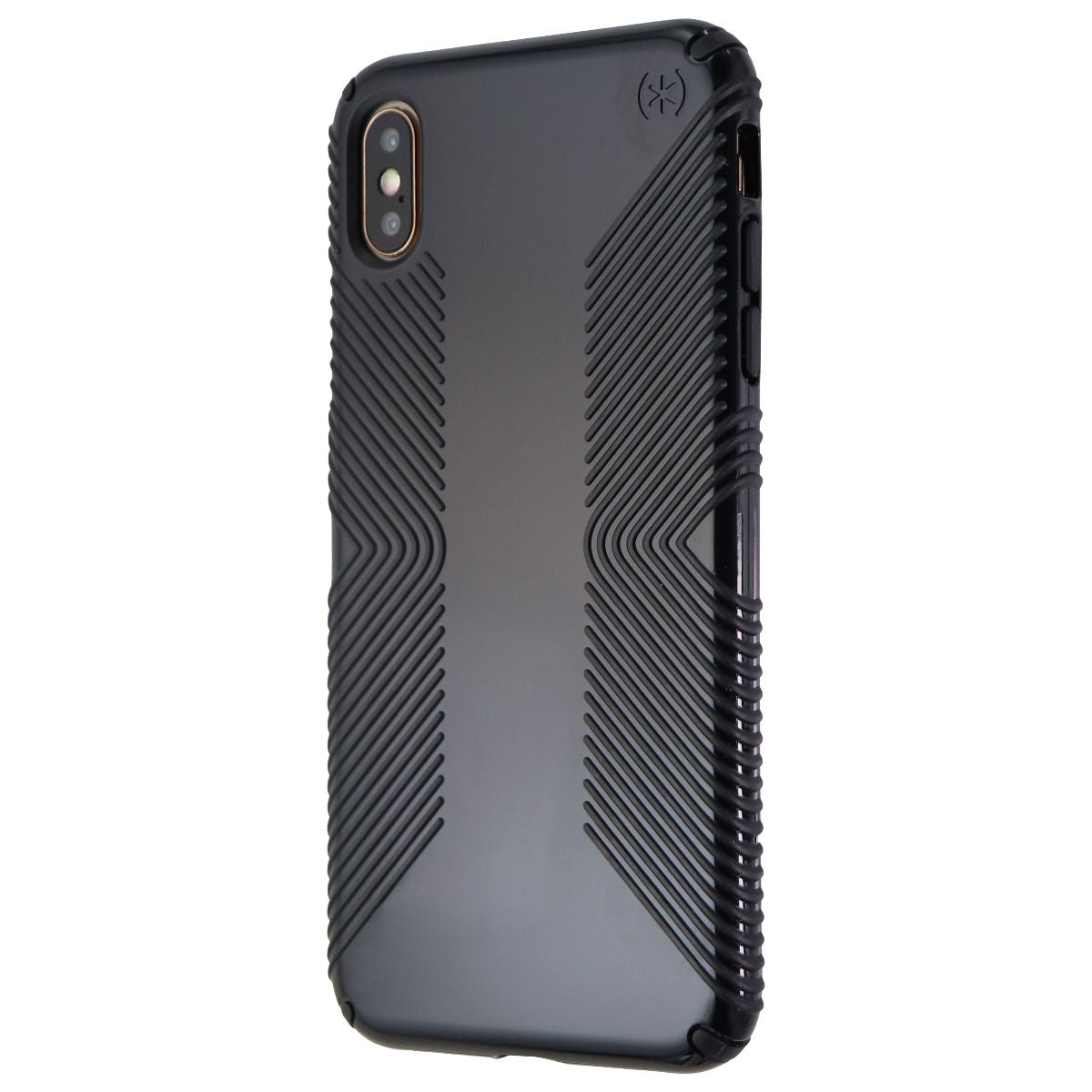 Speck Presidio Glossy Grip Case for Apple iPhone XS Max Smartphones - Black Cell Phone - Cases, Covers & Skins Speck    - Simple Cell Bulk Wholesale Pricing - USA Seller