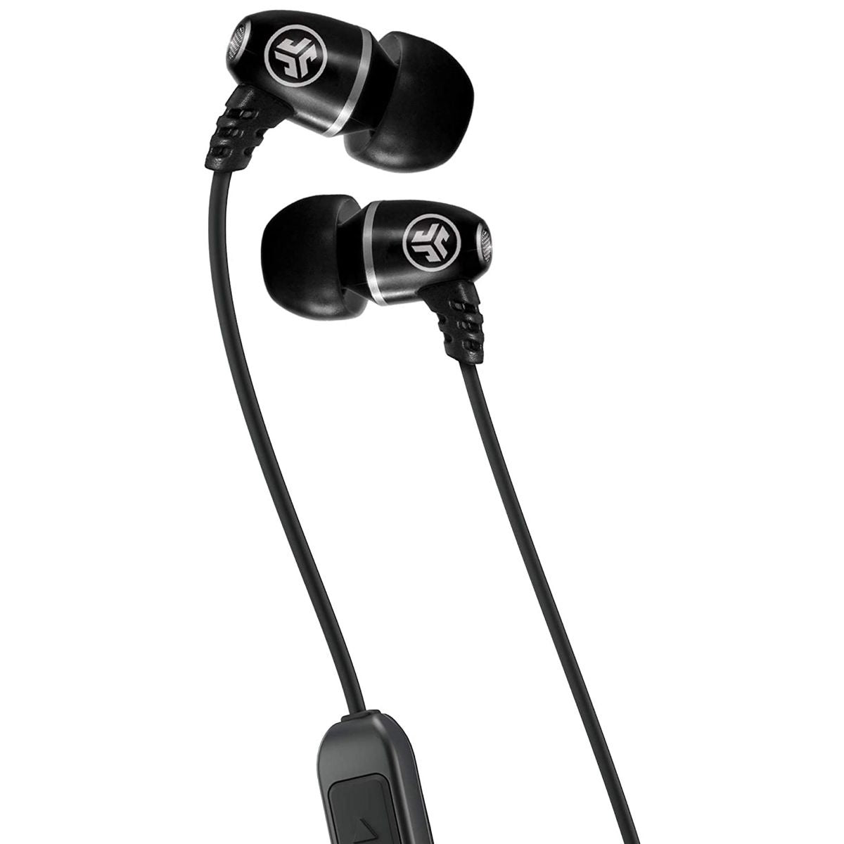 JLab Metal Bluetooth Wireless Rugged Earbuds with Noise Isolation - Black Cell Phone - Headsets JLAB - Simple Cell Bulk Wholesale Pricing - USA Seller