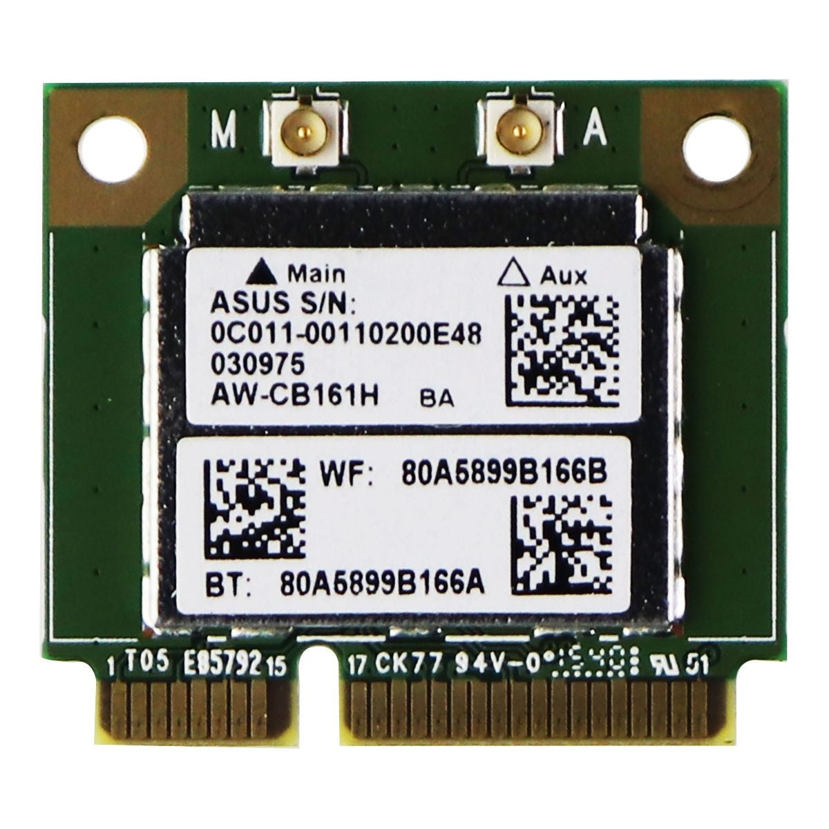 Asus 0C011-00110800 WLAN + BT4 Replacement Parts & Tools - Tools & Repair Kits ASUS - Simple Cell Bulk Wholesale Pricing - USA Seller