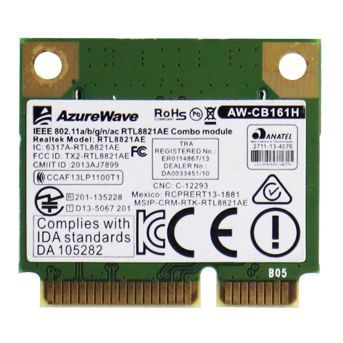 Asus 0C011-00110800 WLAN + BT4 Replacement Parts & Tools - Tools & Repair Kits ASUS - Simple Cell Bulk Wholesale Pricing - USA Seller