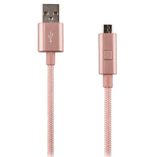 Verizon (CABMICRRSGLD-M) 4Ft Charge & Sync Cable for Micro USB Devices -Rosegold Cell Phone - Cables & Adapters Verizon - Simple Cell Bulk Wholesale Pricing - USA Seller
