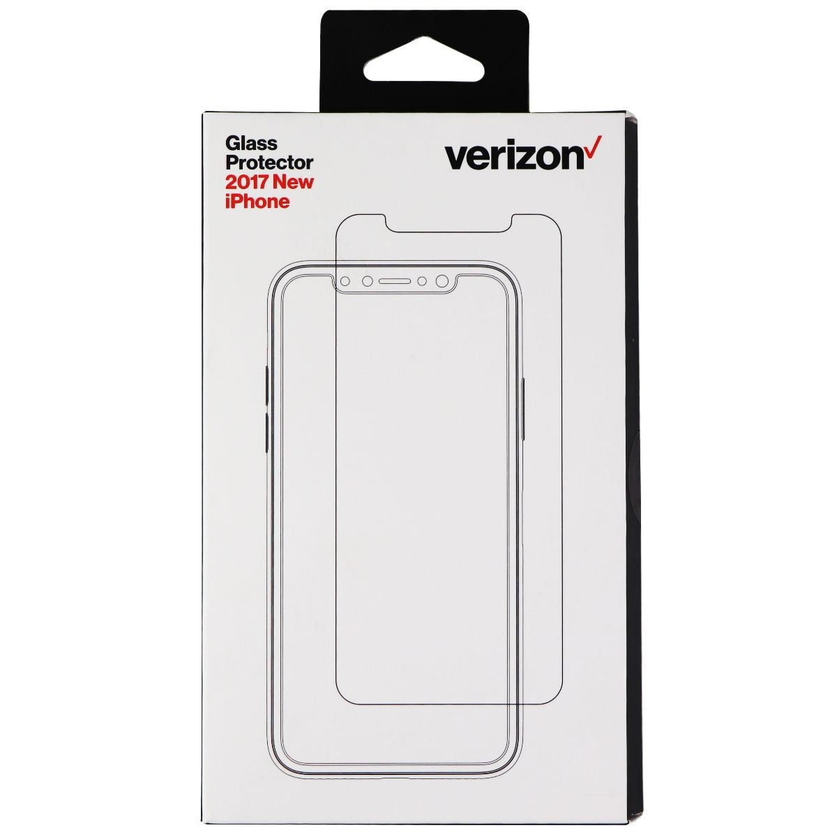 Verizon Tempered Glass Screen Display Protector for Apple iPhone Xs/X - Clear Cell Phone - Screen Protectors Verizon    - Simple Cell Bulk Wholesale Pricing - USA Seller