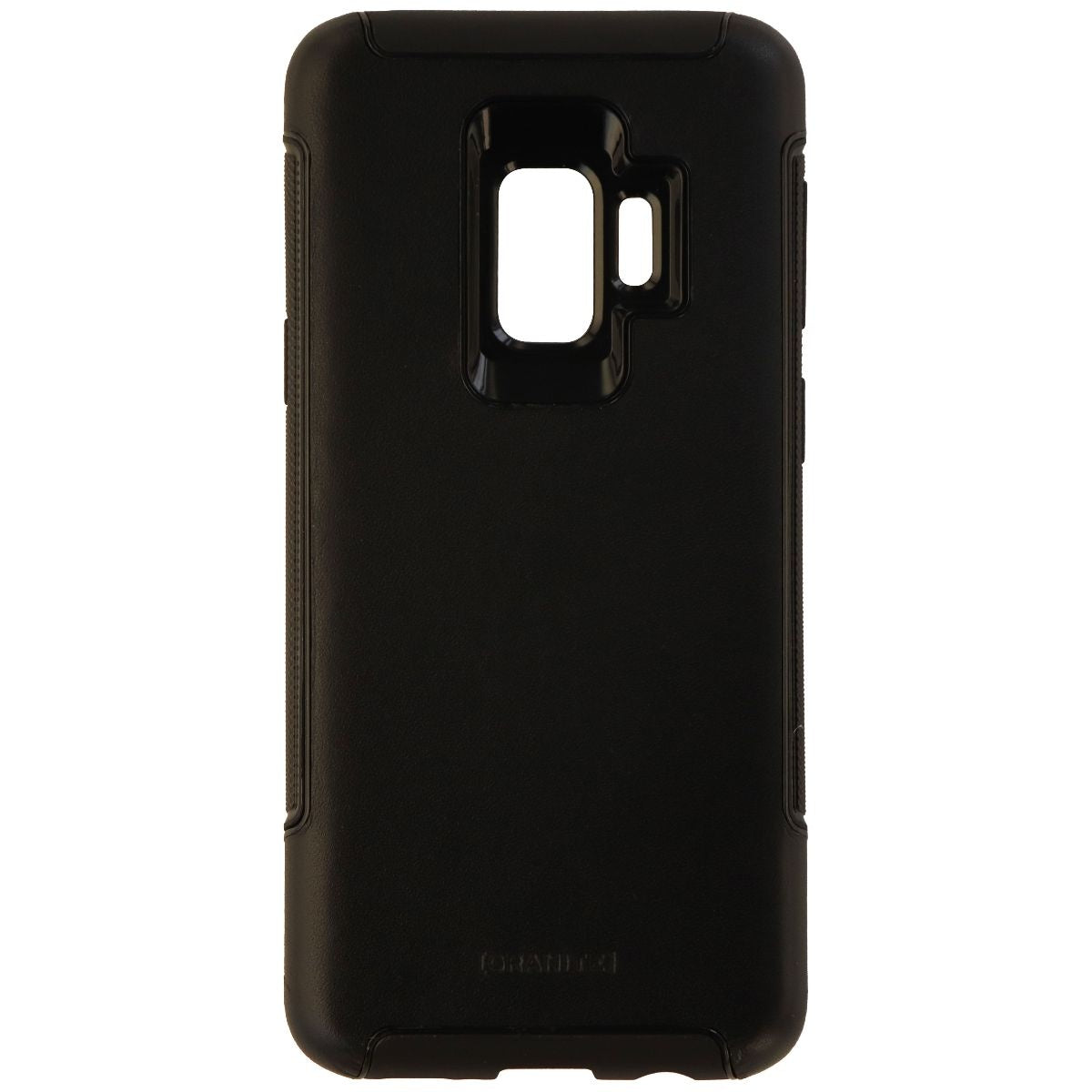 Granite Hybrid Genuine Leather Case Cover for Samsung Galaxy S9 - Black Cell Phone - Cases, Covers & Skins Granite - Simple Cell Bulk Wholesale Pricing - USA Seller