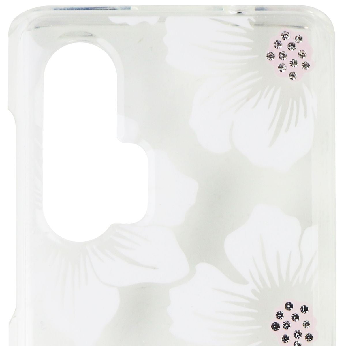 Kate Spade Hard Case for Motorola Edge+ (2020) - Hollyhock Floral Clear/Cream