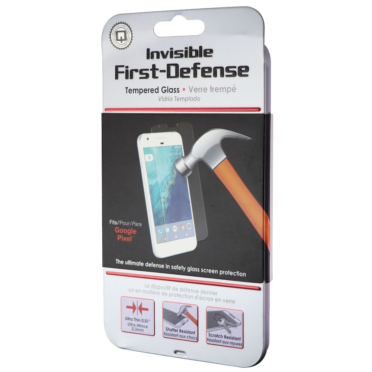 Qmadix Invisible First-Defense 9H Glass for Google Pixel (1st Gen) - Clear Cell Phone - Screen Protectors Qmadix - Simple Cell Bulk Wholesale Pricing - USA Seller