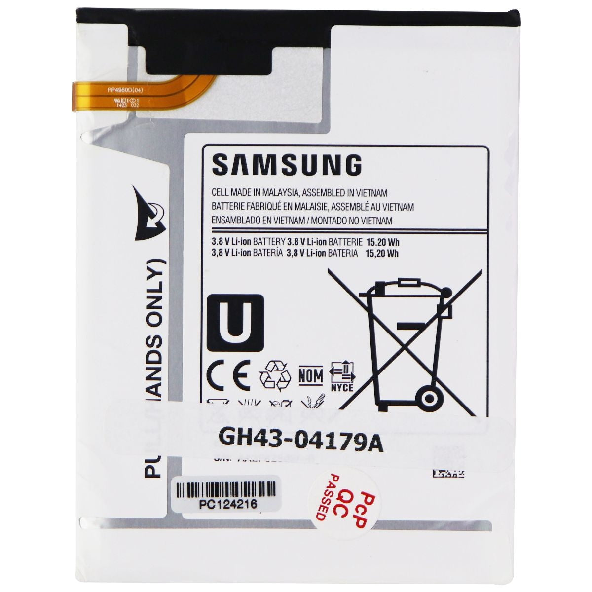 Lenovo GH43-04179A Tablet Battery Replacement Parts & Tools - Tools & Repair Kits Lenovo - Simple Cell Bulk Wholesale Pricing - USA Seller
