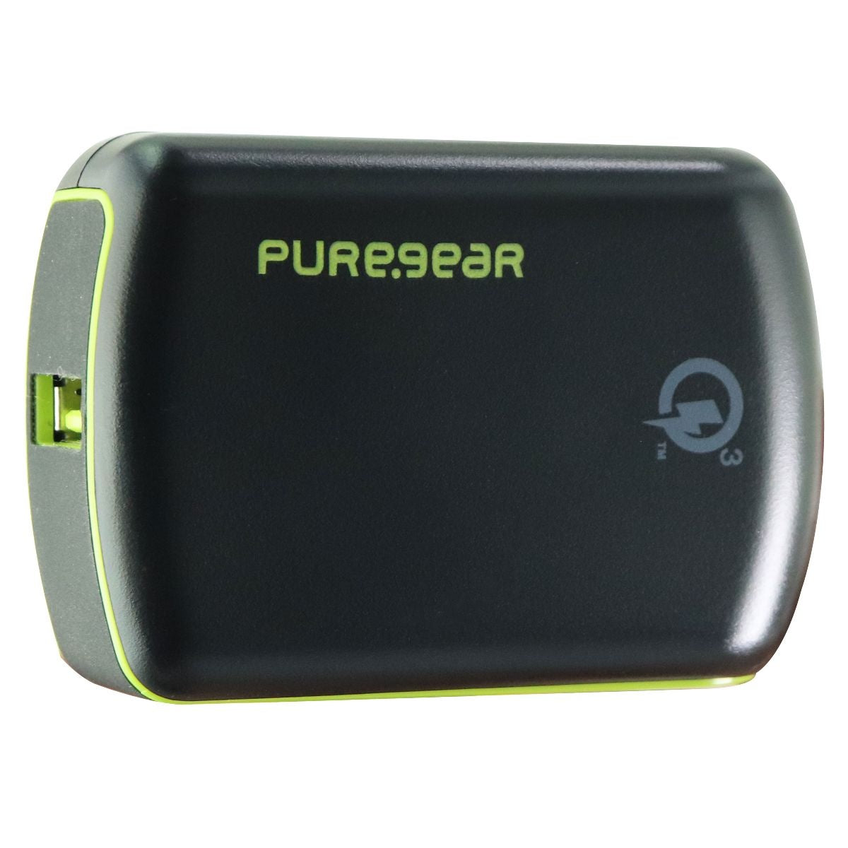 PureGear 5V/3A Wall Charging USB Adapter with 1 USB Port - Black