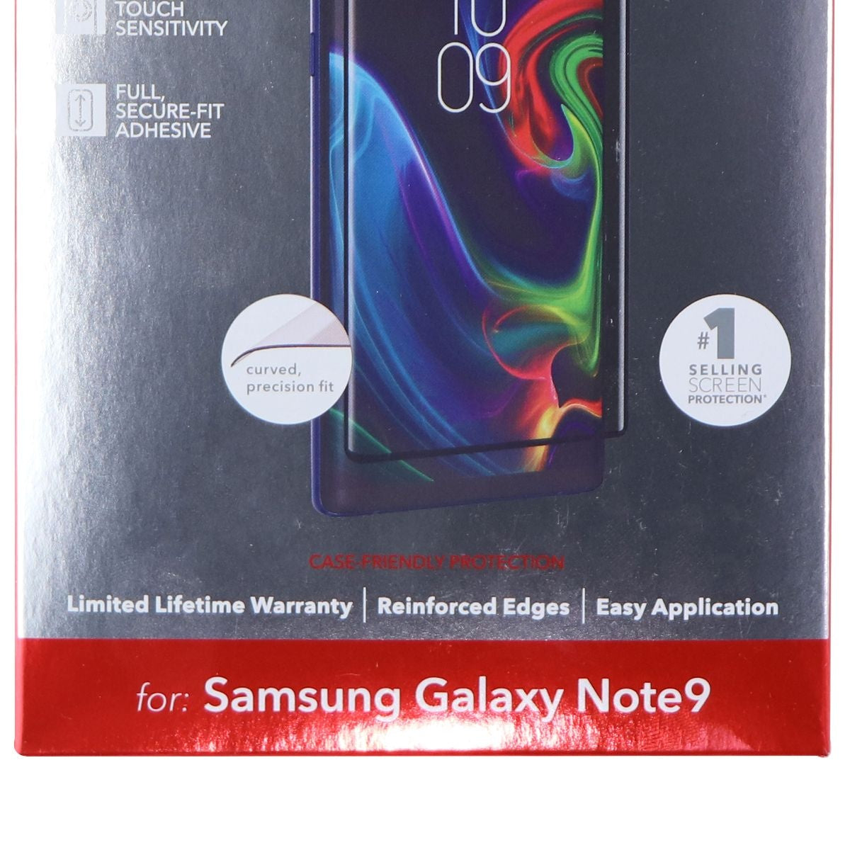 ZAGG Invisible Shield Glass Curve Elite Tempered Glass for Samsung Galaxy Note9 Cell Phone - Screen Protectors Zagg    - Simple Cell Bulk Wholesale Pricing - USA Seller