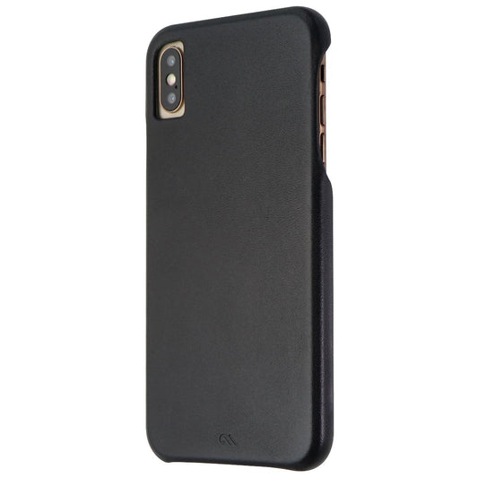 Case-Mate Barely There Genuine Leather Hard Case for Apple iPhone XS Max - Black Cell Phone - Cases, Covers & Skins Case-Mate - Simple Cell Bulk Wholesale Pricing - USA Seller