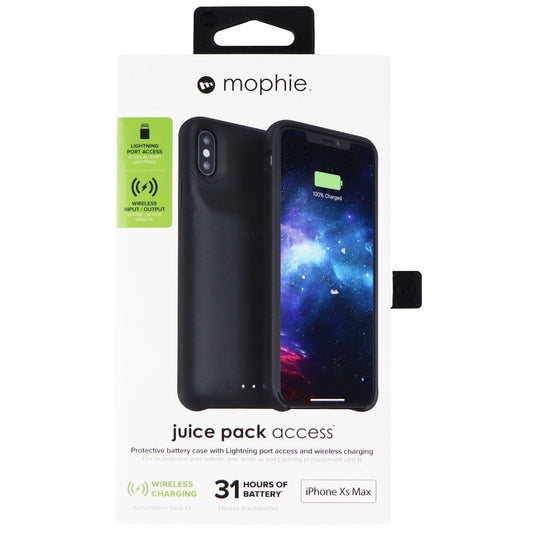 Mophie Juice Pack Access Battery Case (2200 mAh) for Apple iPhone Xs Max - Black Cell Phone - Cases, Covers & Skins Mophie    - Simple Cell Bulk Wholesale Pricing - USA Seller