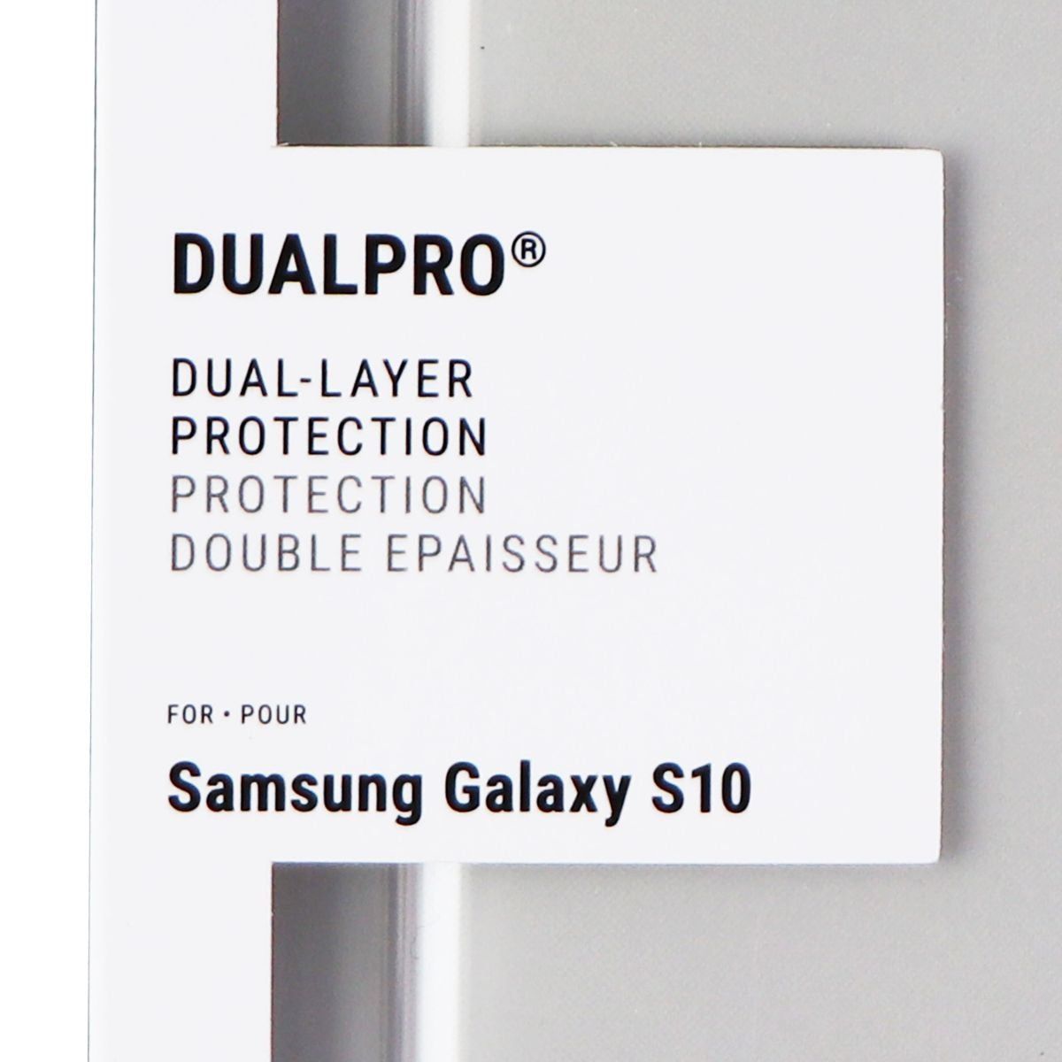 Incipio DualPro Dual-Layer Case for Samsung Galaxy S10 - Clear/Clear Cell Phone - Cases, Covers & Skins Incipio    - Simple Cell Bulk Wholesale Pricing - USA Seller