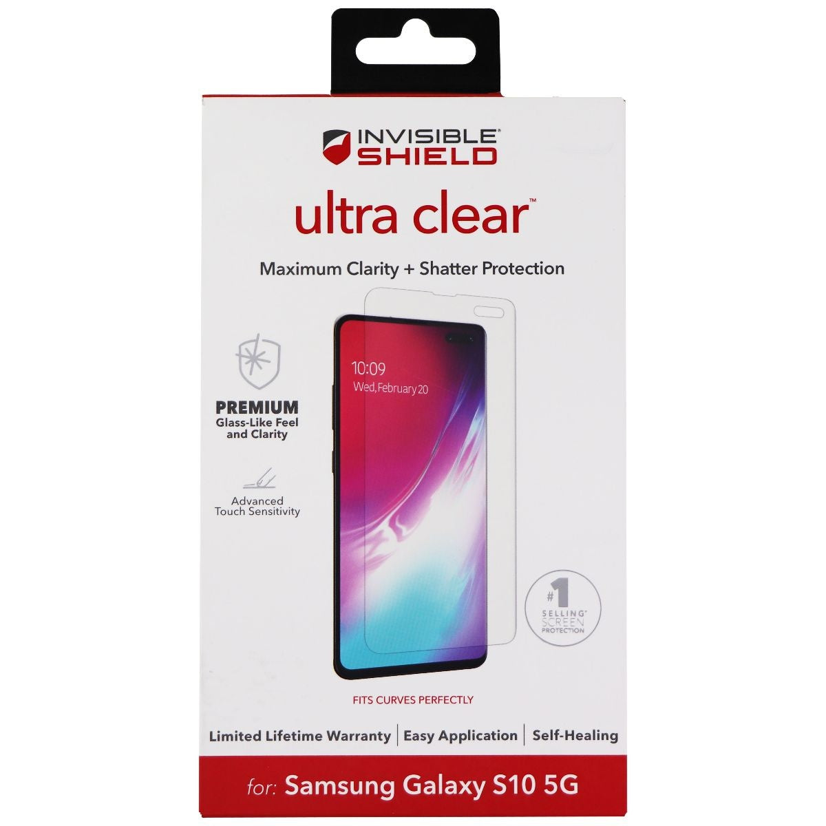 ZAGG Ultra Clear Screen Protector for Samsung Galaxy S10 5G - Clear Cell Phone - Screen Protectors Zagg - Simple Cell Bulk Wholesale Pricing - USA Seller