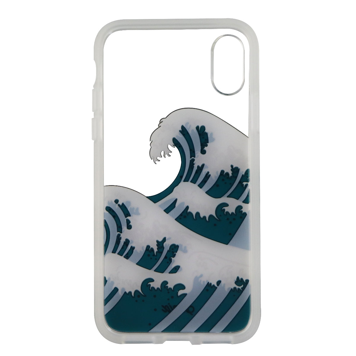 Sonix Clear Coat Protective Case Cover for iPhone X - Clear Waves