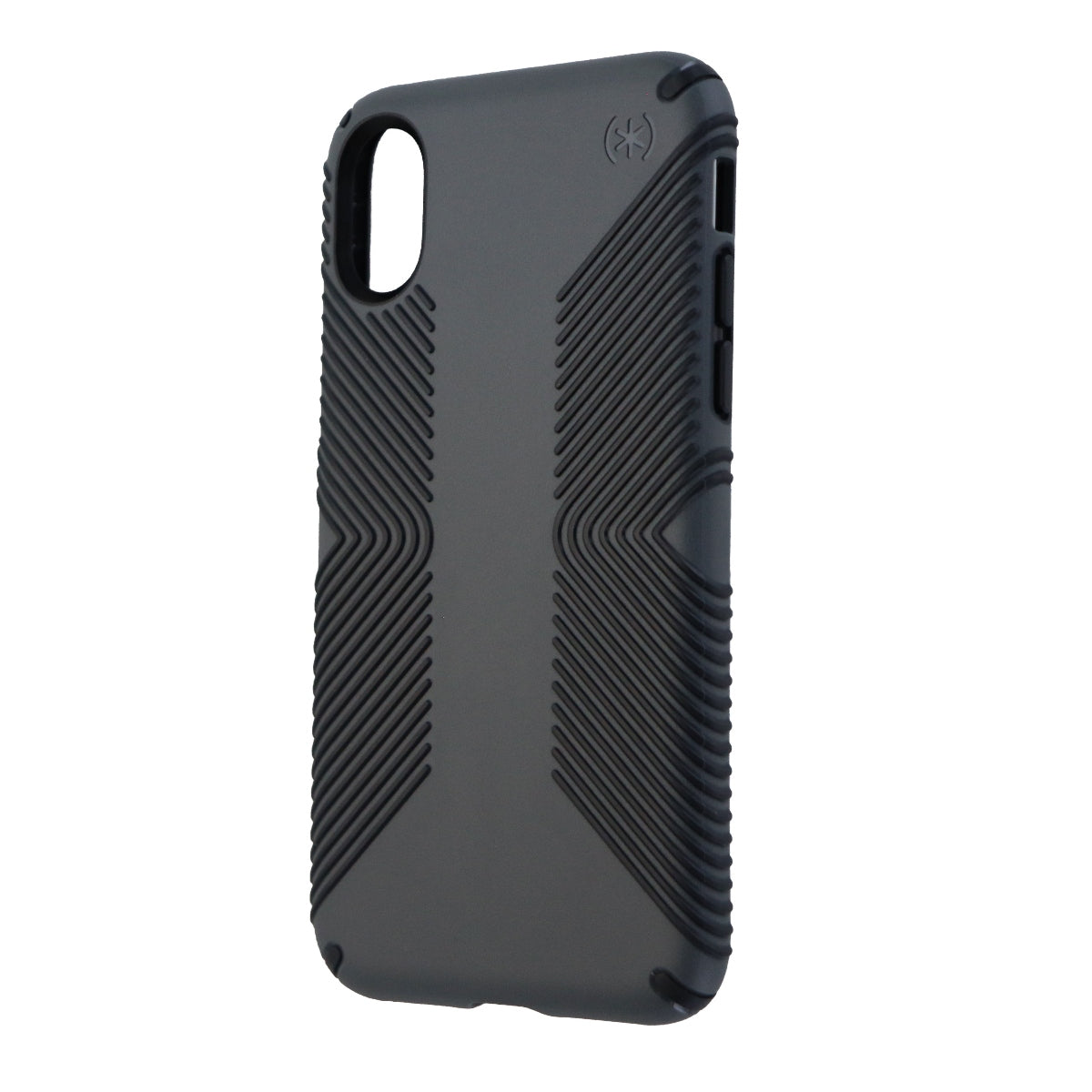 Speck Presidio Grip Series Case for Apple iPhone X - Charcoal Gray/Black Cell Phone - Cases, Covers & Skins Speck    - Simple Cell Bulk Wholesale Pricing - USA Seller