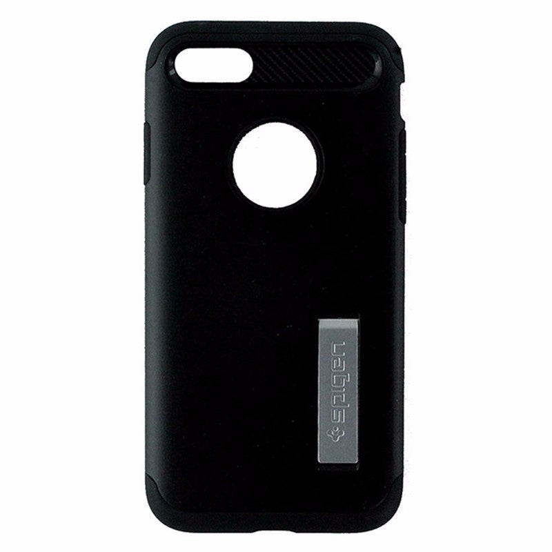 Spigen Slim Armor Dual Layer Case w/ Kickstand for iPhone 8 / 7 - Matte Black Cell Phone - Cases, Covers & Skins Spigen - Simple Cell Bulk Wholesale Pricing - USA Seller