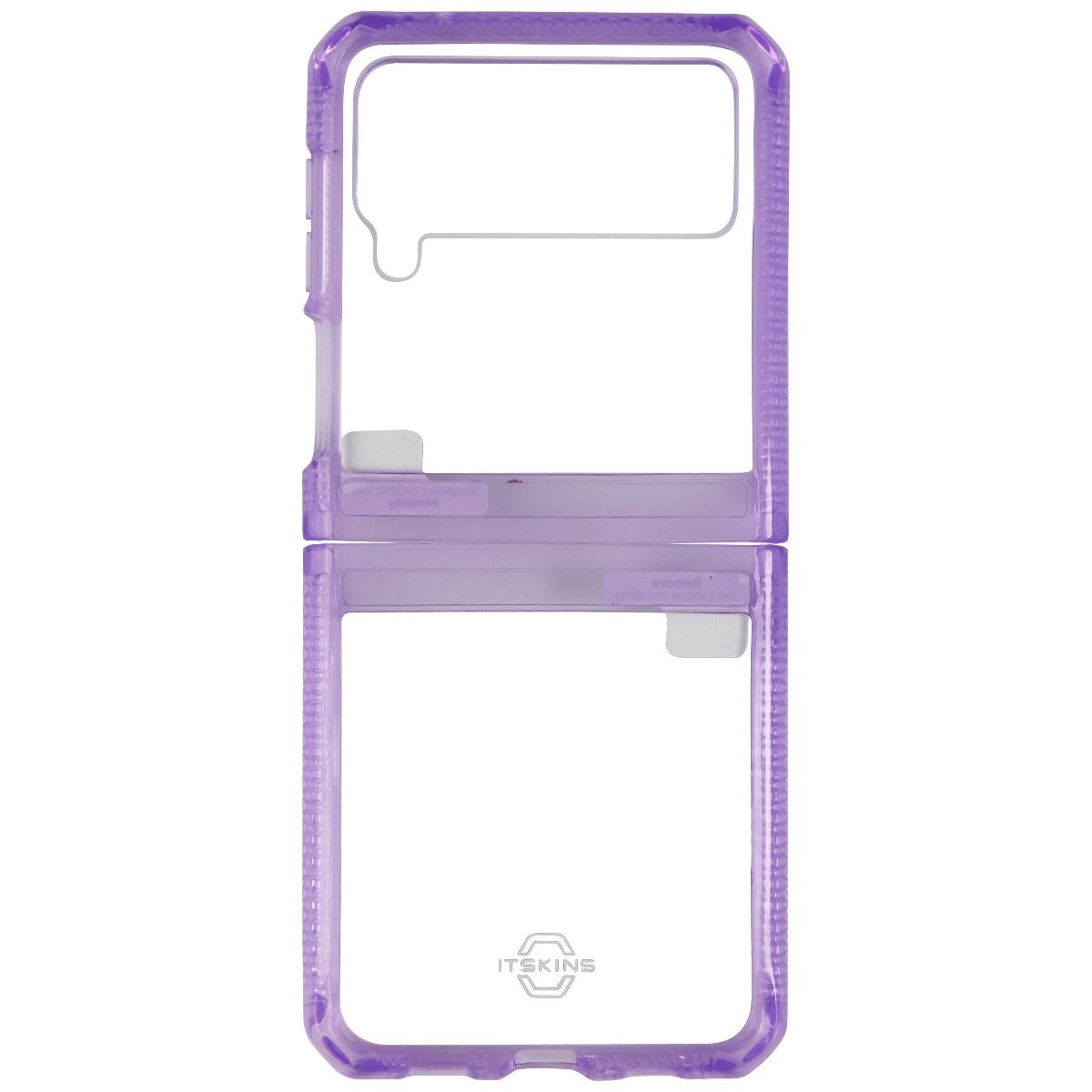 ITSKINS Hybrid Clear Phone Case for Galaxy Z Flip3 5G - Lavender & Transparent Cell Phone - Cases, Covers & Skins ITSKINS - Simple Cell Bulk Wholesale Pricing - USA Seller