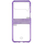 ITSKINS Hybrid Clear Phone Case for Galaxy Z Flip3 5G - Lavender & Transparent