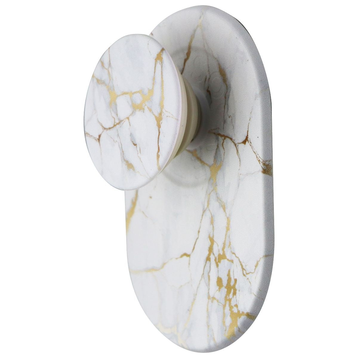 PopSockets MagSafe Swappable PopGrip and Stand - Gold Lutz Marble Cell Phone - Mounts & Holders PopSockets - Simple Cell Bulk Wholesale Pricing - USA Seller