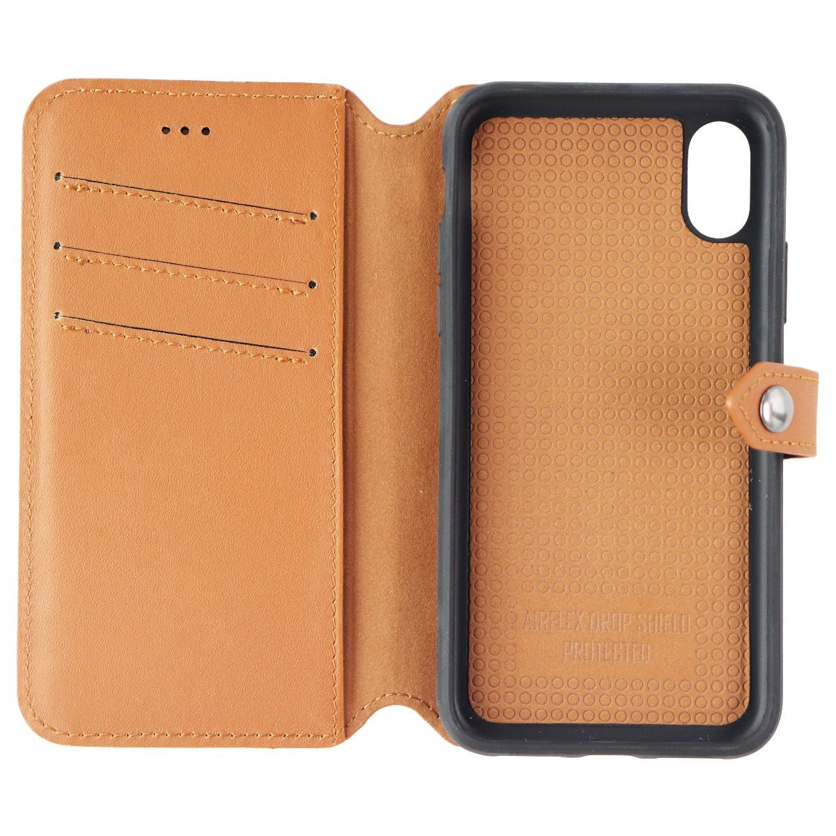 Ercko 2-in-1 Leather Wallet & Detachable Case for iPhone X/Xs - Brown Cell Phone - Cases, Covers & Skins Ercko - Simple Cell Bulk Wholesale Pricing - USA Seller