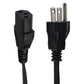 6-Foot Volex 125V/10A Power Supply Cable (V1625 E62405SP) - Black Multipurpose Batteries & Power - Multipurpose AC to DC Adapters Volex - Simple Cell Bulk Wholesale Pricing - USA Seller