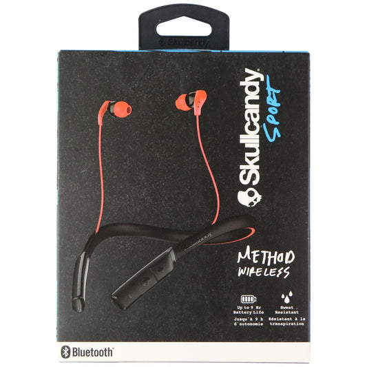 Skullcandy Sport Method Wireless Bluetooth Earbuds for all Smartphones - Red Parts & Accessories - Headsets & Earpieces Skullcandy - Simple Cell Bulk Wholesale Pricing - USA Seller
