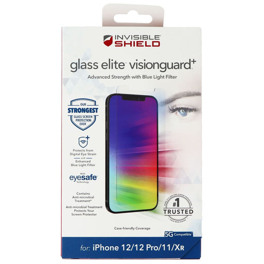 ZAGG (GlassElite VisionGuard+) Screen Protector for iPhone 12/12 Pro/11/XR Cell Phone - Screen Protectors Zagg    - Simple Cell Bulk Wholesale Pricing - USA Seller
