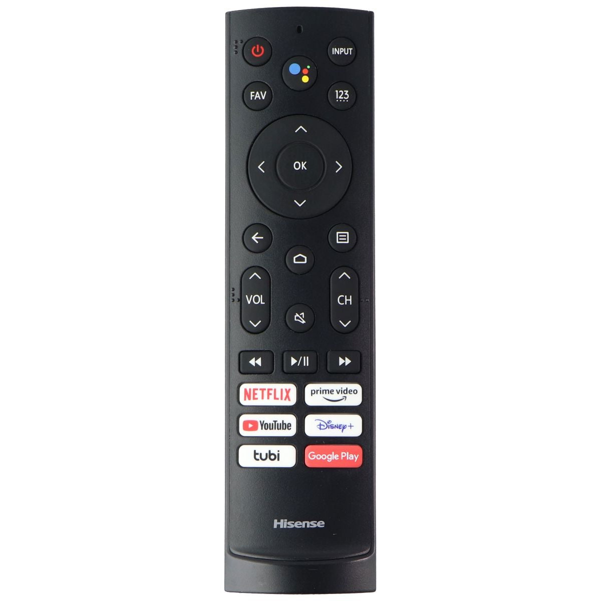 Hisense OEM Remote Control (ERF3B90H) for Select Hisense TVs - Black TV, Video & Audio Accessories - Remote Controls Hisense    - Simple Cell Bulk Wholesale Pricing - USA Seller