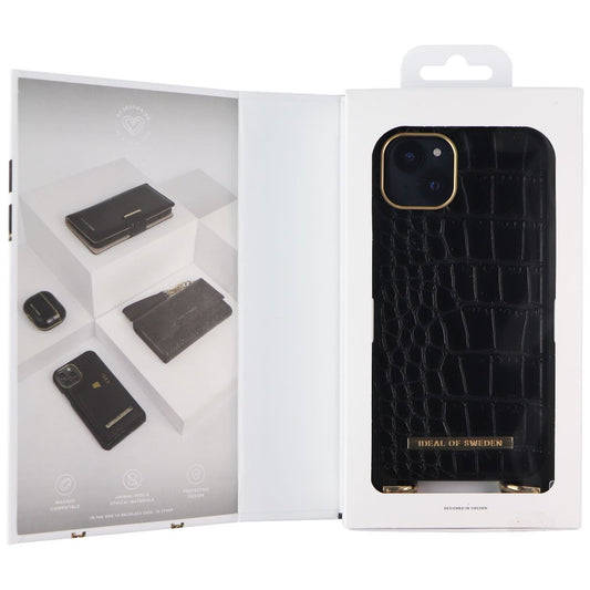 iDeal of Sweden Phone Necklace Case for Apple iPhone 13 - Jet Black Croco Cell Phone - Cases, Covers & Skins iDeal of Sweden    - Simple Cell Bulk Wholesale Pricing - USA Seller
