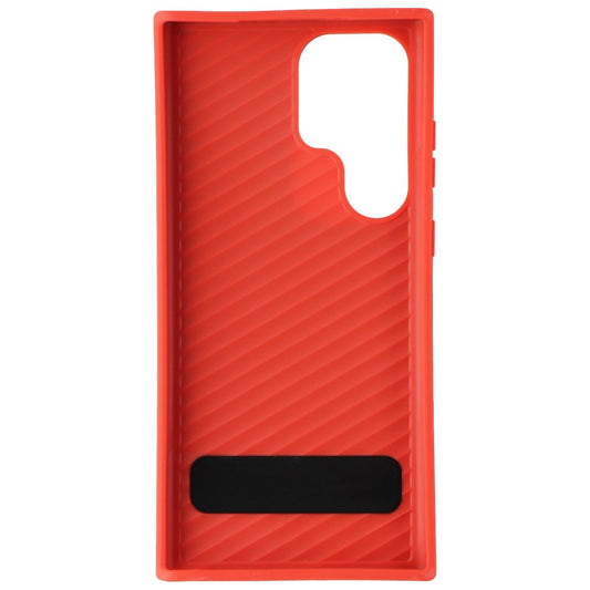 ZAGG Gear4 Battersea Kickstand Case for Samsung Galaxy S23 Ultra - Black/Red