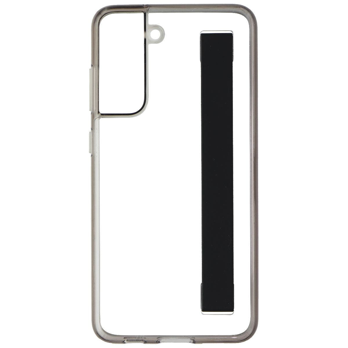 Samsung Slim Strap Cover Case for Galaxy S21 FE (5G) - Clear/Black/Dark Gray Cell Phone - Cases, Covers & Skins Samsung    - Simple Cell Bulk Wholesale Pricing - USA Seller