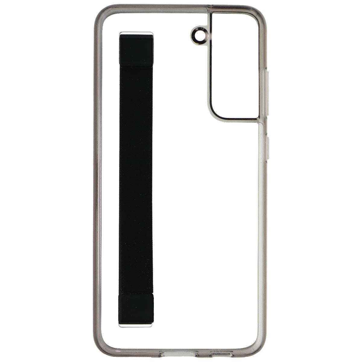 Samsung Slim Strap Cover Case for Galaxy S21 FE (5G) - Clear/Black/Dark Gray Cell Phone - Cases, Covers & Skins Samsung - Simple Cell Bulk Wholesale Pricing - USA Seller